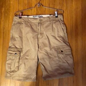 Ruff Hewn Cargo Shorts Size 32